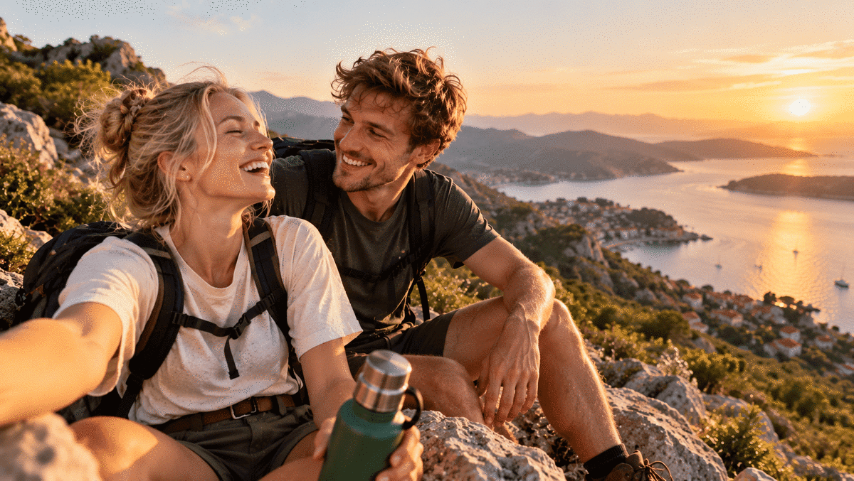 Section’s illustration of 5 activities to do as a couple this summer header