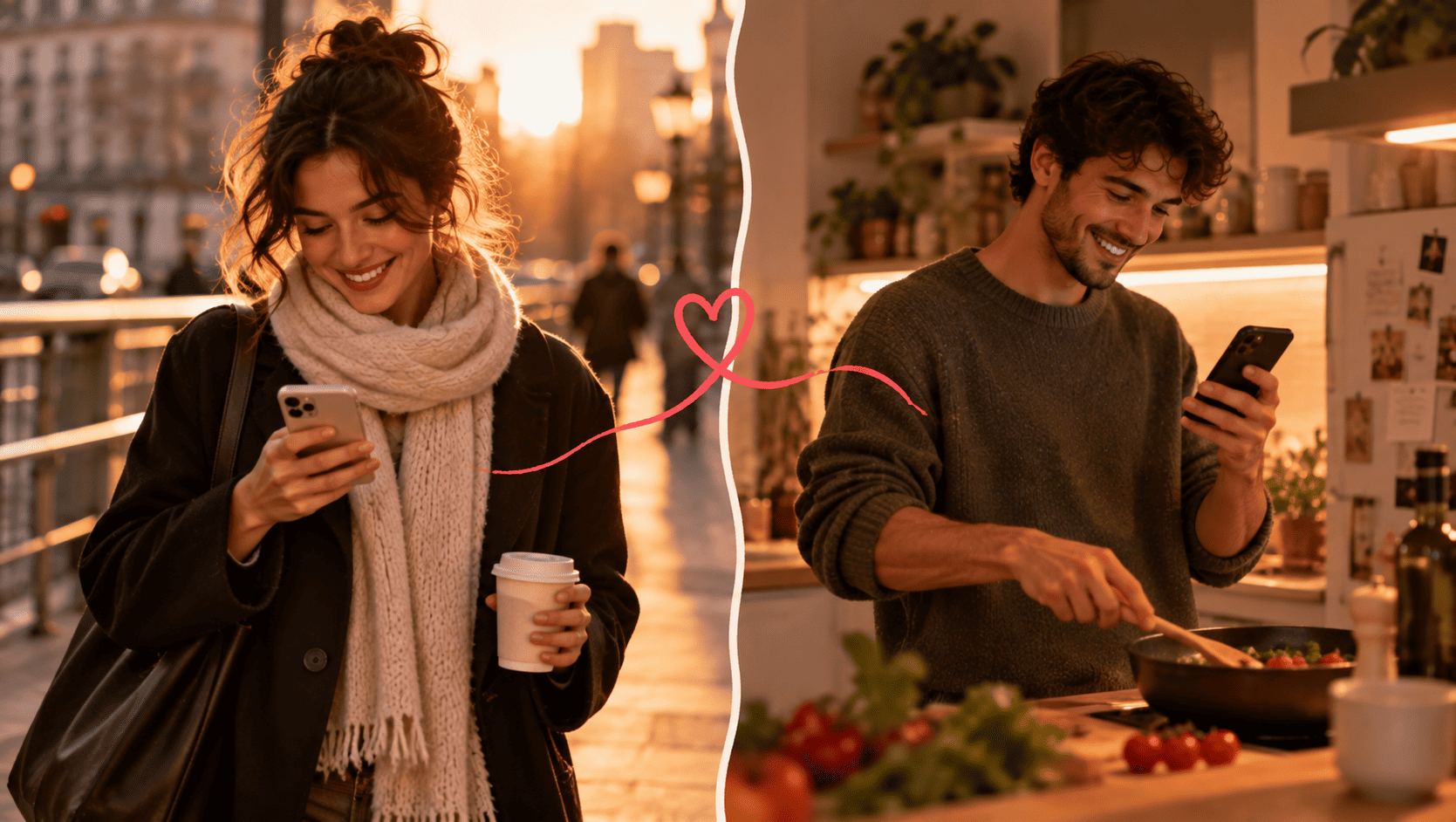 Section's illustration on the advantages of a long-distance relationship header