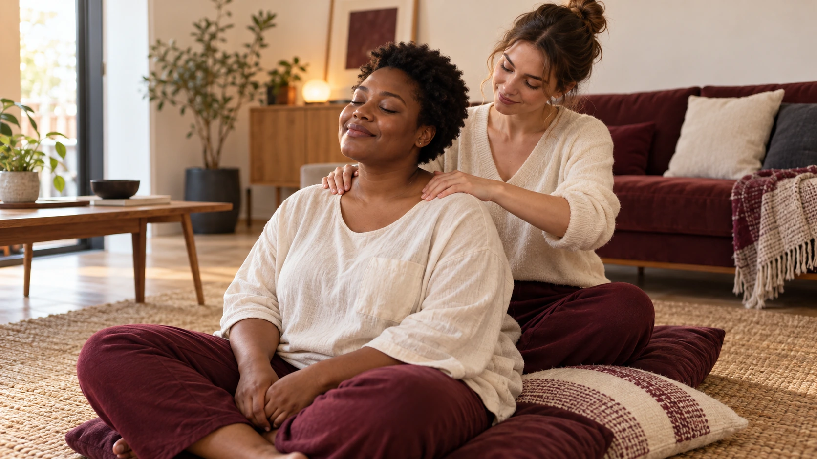 Tantra massage illustration