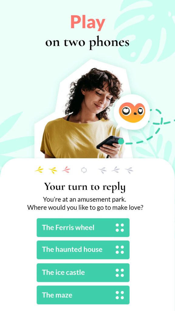 Guess what your partner answers to the couple quiz with the LovBirdz app