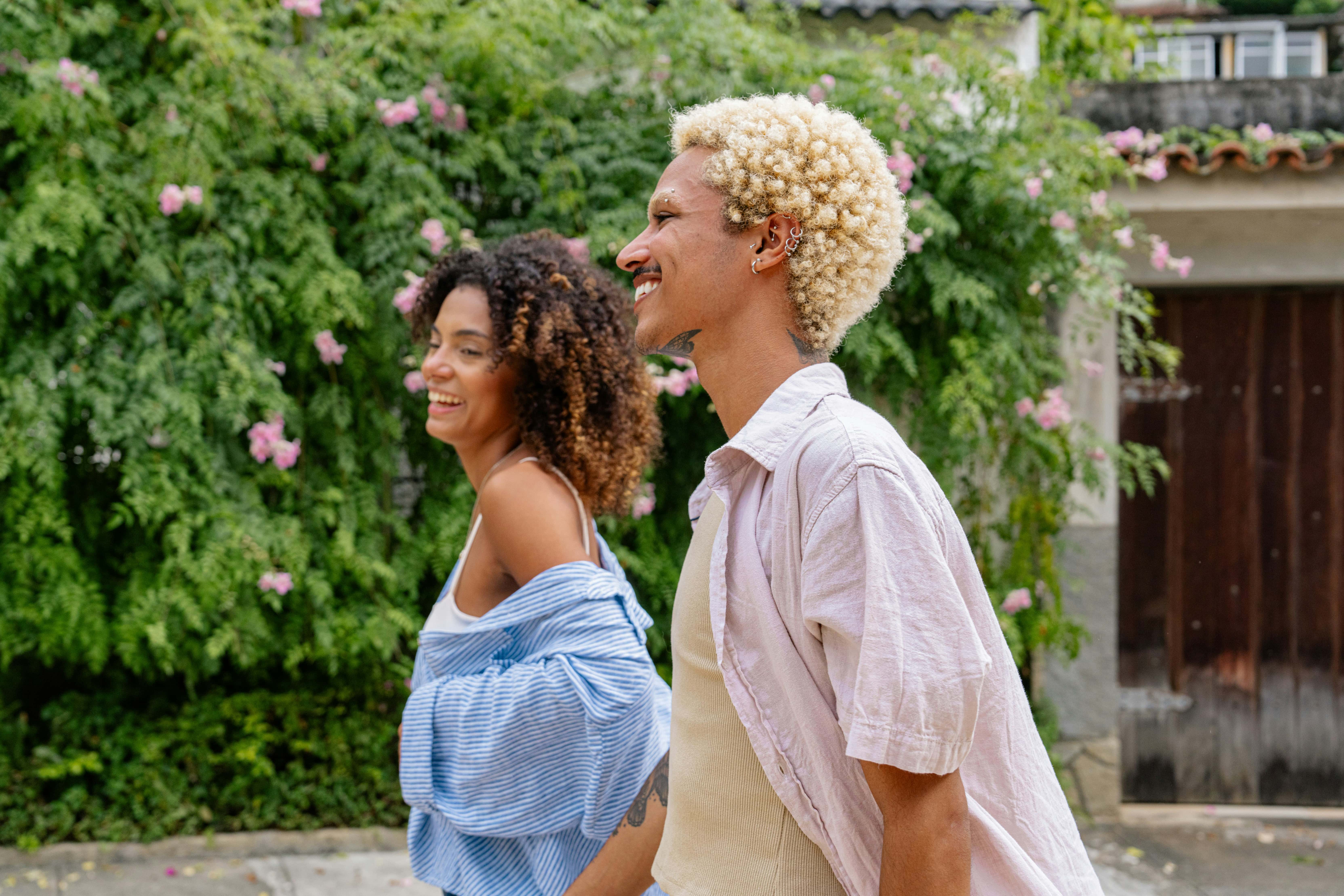 couple walk